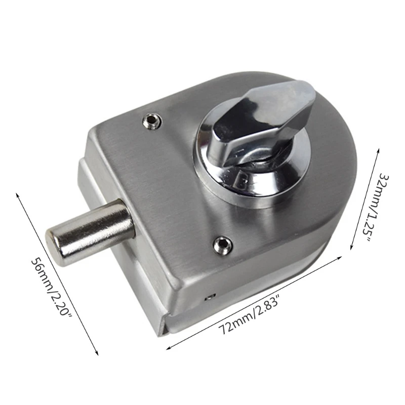 1CD7 Aluminum Alloy Cabinet Lock Locks Stainless Steel Bolt Practical 