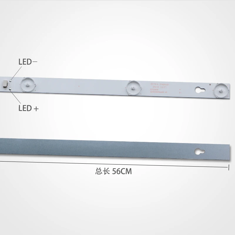 US $10.80 New 2pcsSet 6LED6V 560mm LED Backlight Strip For L32P1A 4CLB3206HR03J HR01J 32D2900 32HR330M06A5 V5