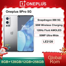 Global ROM OnePlus 9 Pro 8GB 128GB Smartphone Snapdragon 888 5G 120Hz Fluid Display 2.0 Hasselblad 50MP Camera 65T