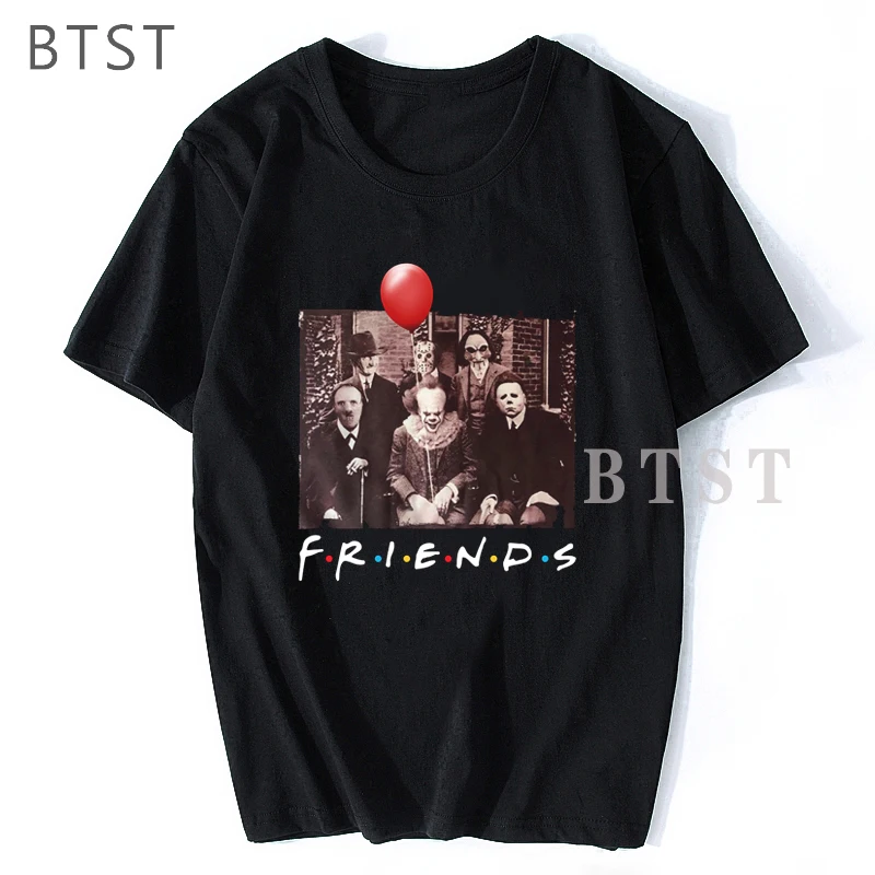 Страшная Мужская футболка с надписью Friends на Хэллоуин|Футболки| |