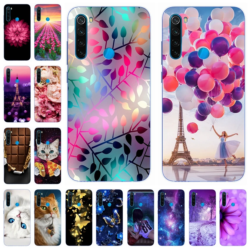 For Xiaomi Redmi Note 8 8t pro Silicone Cover Case on Phone back Xiomi t Bumper Capa |
