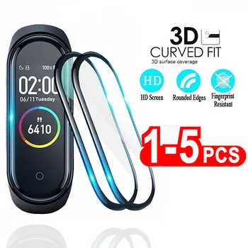 

3D Screen Protector for xiaomi mi band 4 5 Protective Glass 1/2/3/5 pcs Miband 4 Full Curved Edge Scratchproof for xiomi mi band
