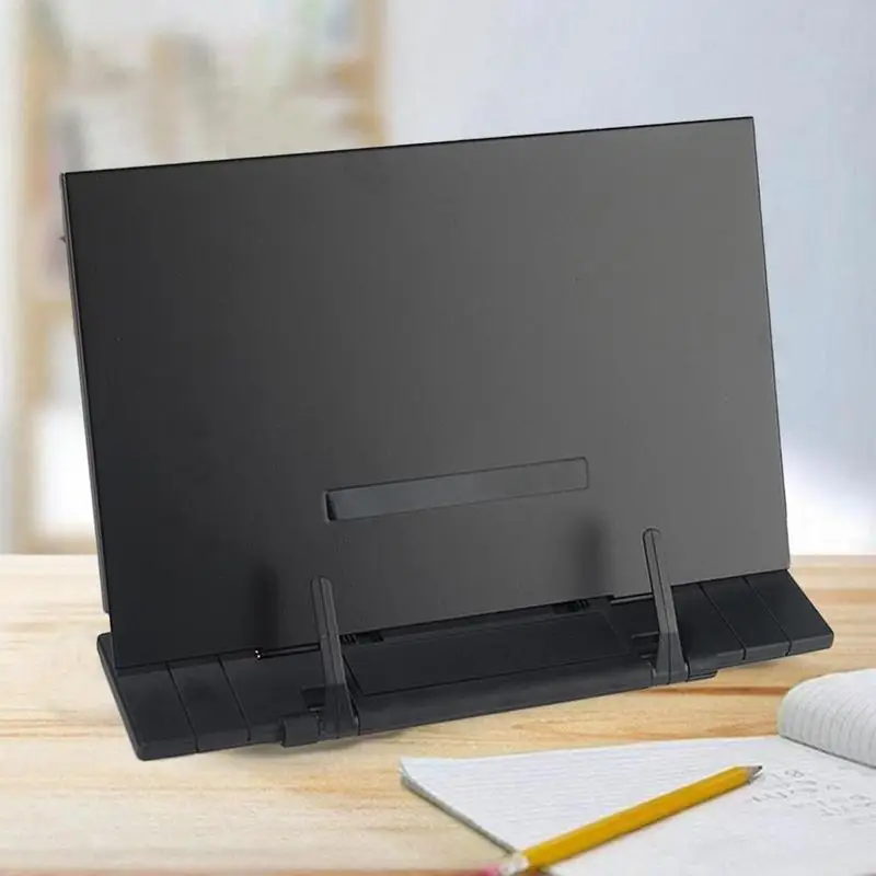 Adjustable Reading Book Holder Desk Book Stand with 7 Tilt Portable for