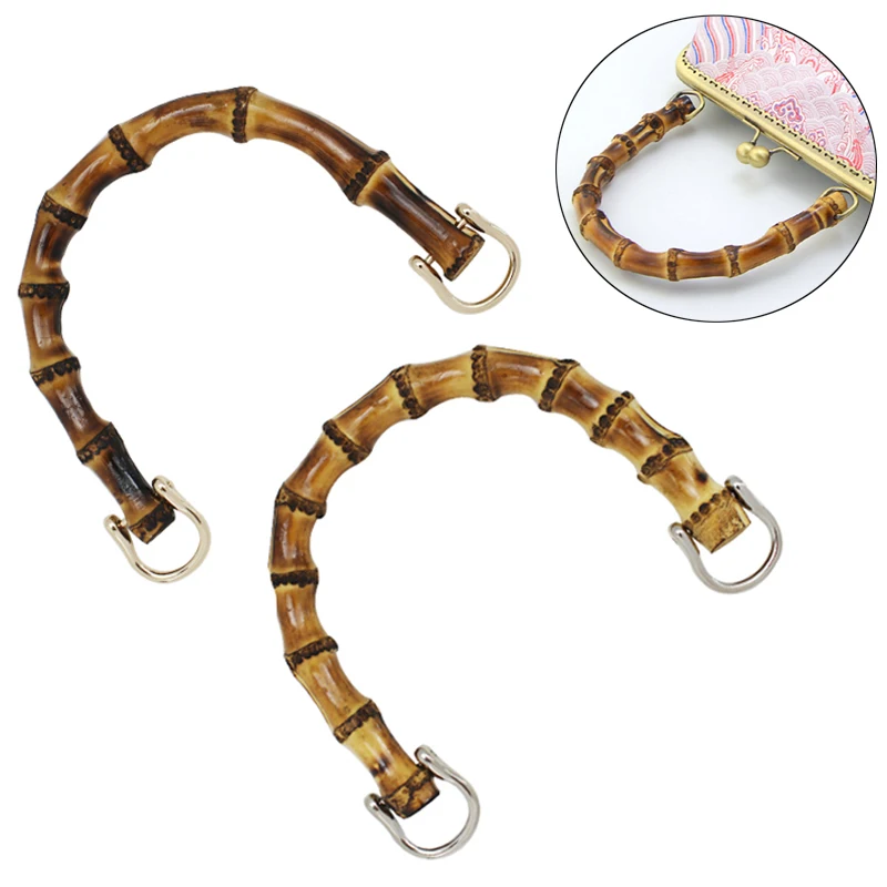 2Pcs/1pcs Hot Bestselling Plastic Bag Handle For Handbag Handcrafted DIY Bags Accessories With Link Buckle Handle for Lady Purse