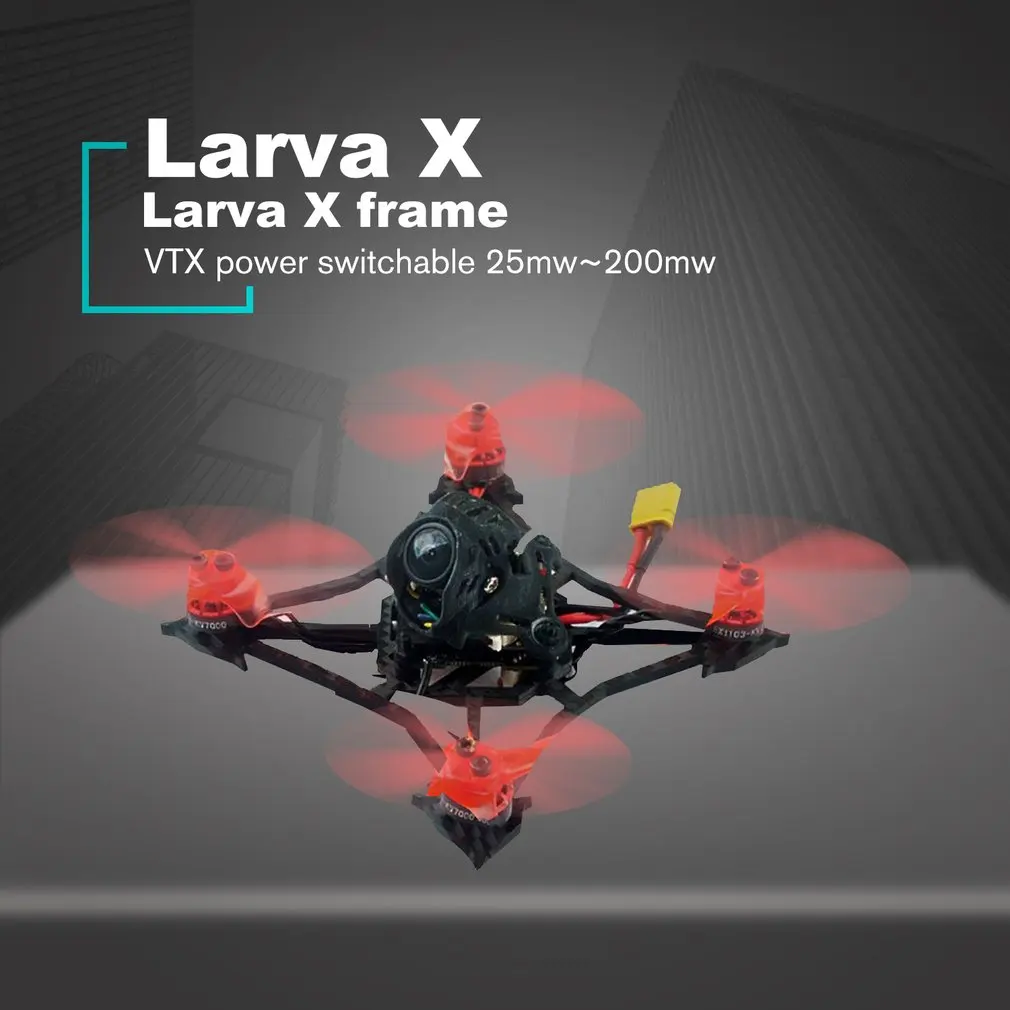 Larva X 100 мм Crazybee F4 PRO V3.0 2-3S 2,5 дюймов FPV гоночный Дрон BNF w/Runcam Nano2 камера совместимый, Flysky приемник