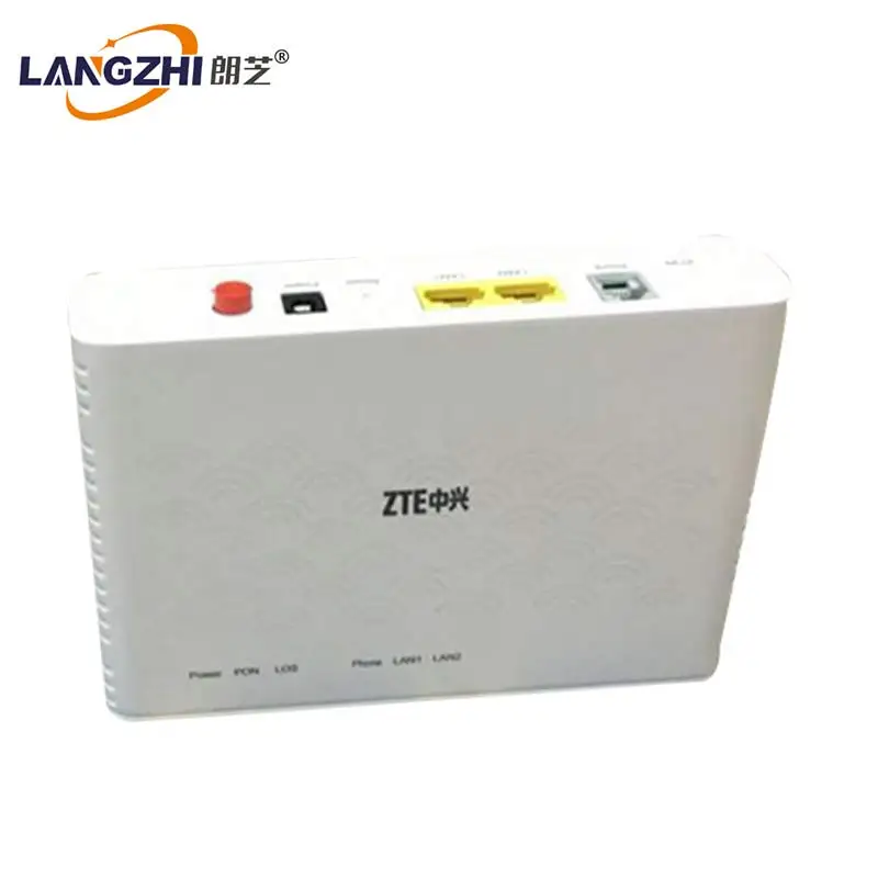 Orinigal Zte F612 2 порта Ethernet + 1 порт Telefoon en Gpon терминал Ftth Ont toepasing OP Modus Engels Versie