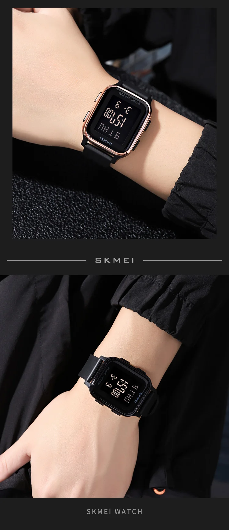 SKMEI 1858 LED Light Digital Watch description image 11