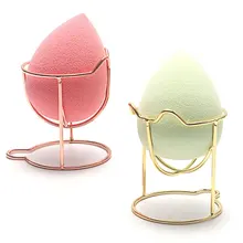 Горячая металлический держатель спонжа для макияжа бренд Красота Макияж Puff Rack пудра Puff блендер стеллаж для хранения губка сушильная подставка держатель