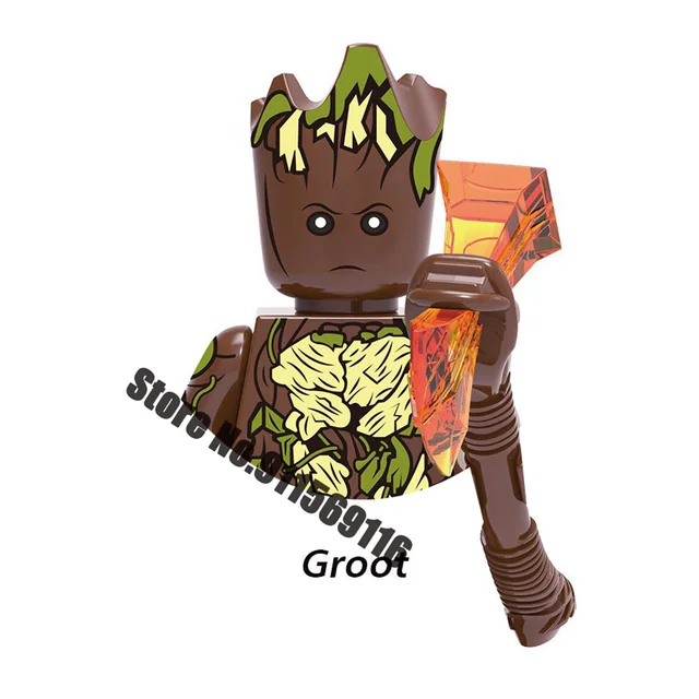 DISNEY Super Heroes Nebula Deadpools Building Blocks Gamora Groot Yondu Doctor Octopus Scream Venoms Bricks Action Figures Toys K-X1386
