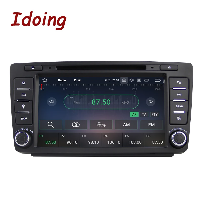 Standard Idoing Android 9,0 4G+ 64G Восьмиядерный 2 din DVD для Skoda Octavia 2 A5 2008-2013 автомобильный Радио Мультимедиа Видео плеер навигация gps - Цвет: Standard
