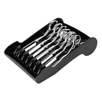 

Pro Salon Barber Hairstyling Scissors Rack Container Holder Hairstyling Tools Storage Organzier