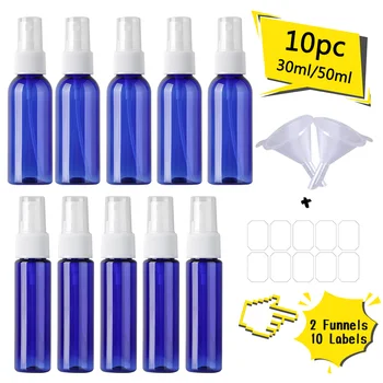 

10Pcs 30ml/50ml/100ml Mini Empty Spray Bottles Sanitizer Dispenser Portable Press Hand Sanitizer Dispense Atomizer Spray Bottle