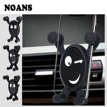 

NOANS Car Styling Mobile Phone Holder Expression Bracket Accessories For Lada granta Skoda Octavia A7 A5 Rapid Ford focus mk2 2