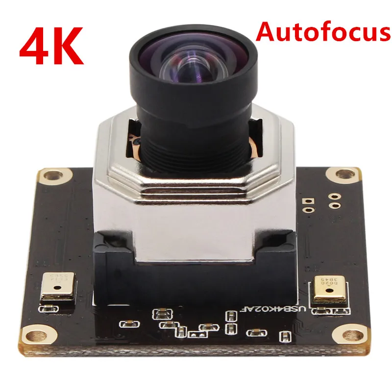 4K 3840x2160 Автофокус USB веб камера 85 градусов без искажений объектив CMOS видео модуль