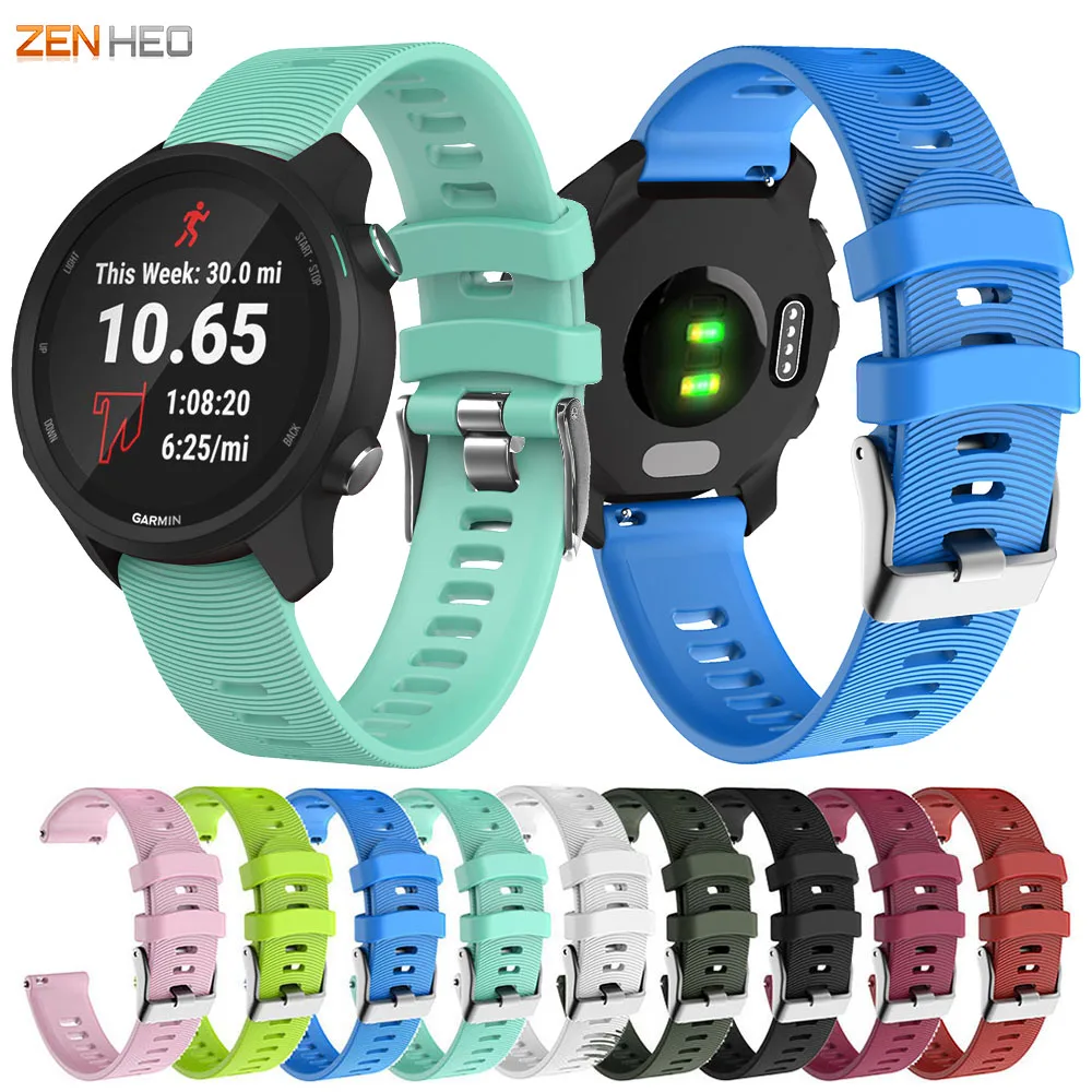 Ремешок для часов Garmin Forerunner 245M 245 645/Vivoactive 3/Vivomove HR/подход S40 Смарт-часы с заменой