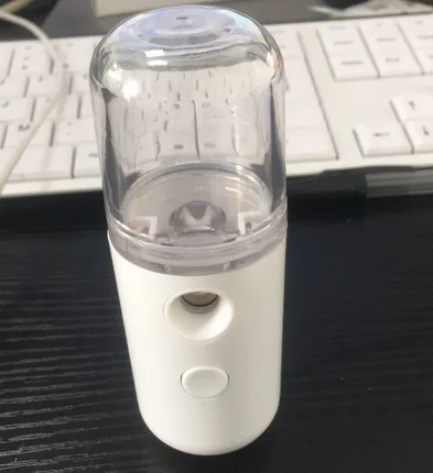 by dhl 50pcs Portable USB Rechargeable Nano Mister Humidifier Cooling Mini Face Humidifier Eyelash Extensions Spraye
