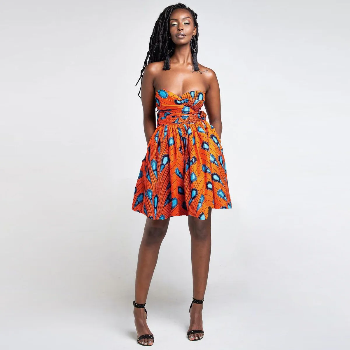 Африканские платья для женщин Африканский принт одежда Дашики Платье длинное Африканское платье африканские платья для женщин 2019 новый