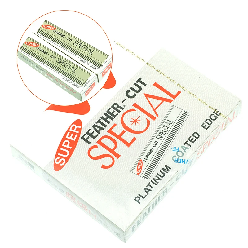 Best Quality 50/100pcs Feather Blades Professional Hair Trimming Razors