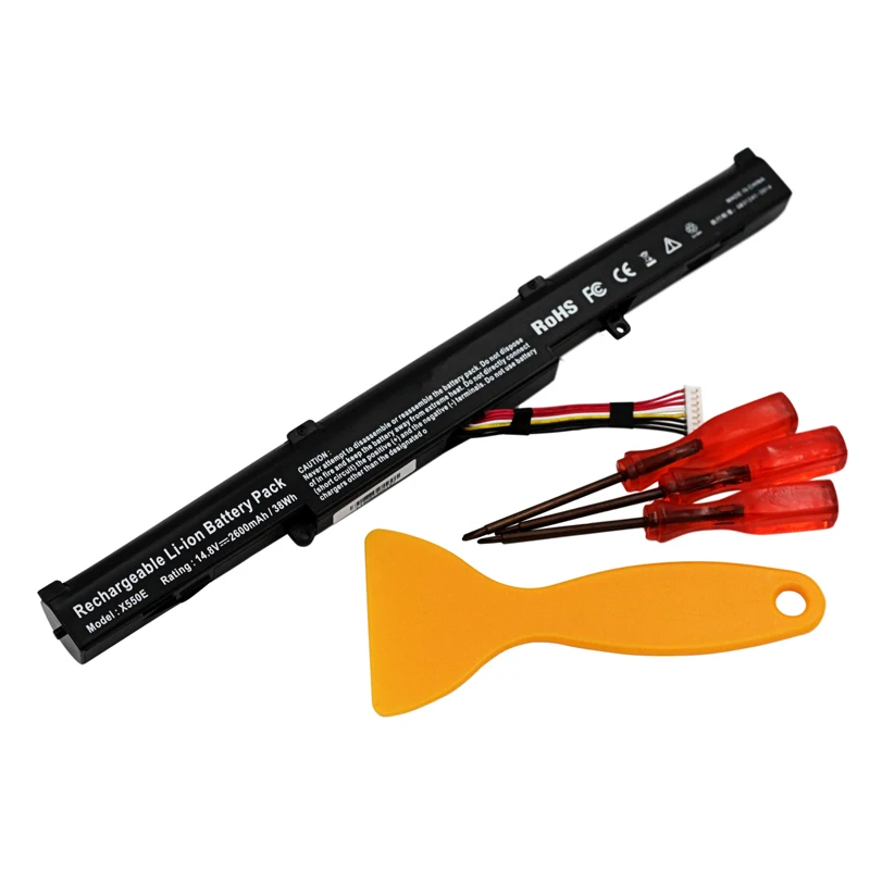 Аккумулятор для ноутбука ASUS x550e X450 X450J A450V A450 F450 X450E A450J F450E F450JF F450C X751L X751M 3200 мАч 14 8