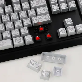 

RGB 104 Keycaps ANSI Layout OEM ABS Shot Backlit Keycap For Corsair K70 K65 K95