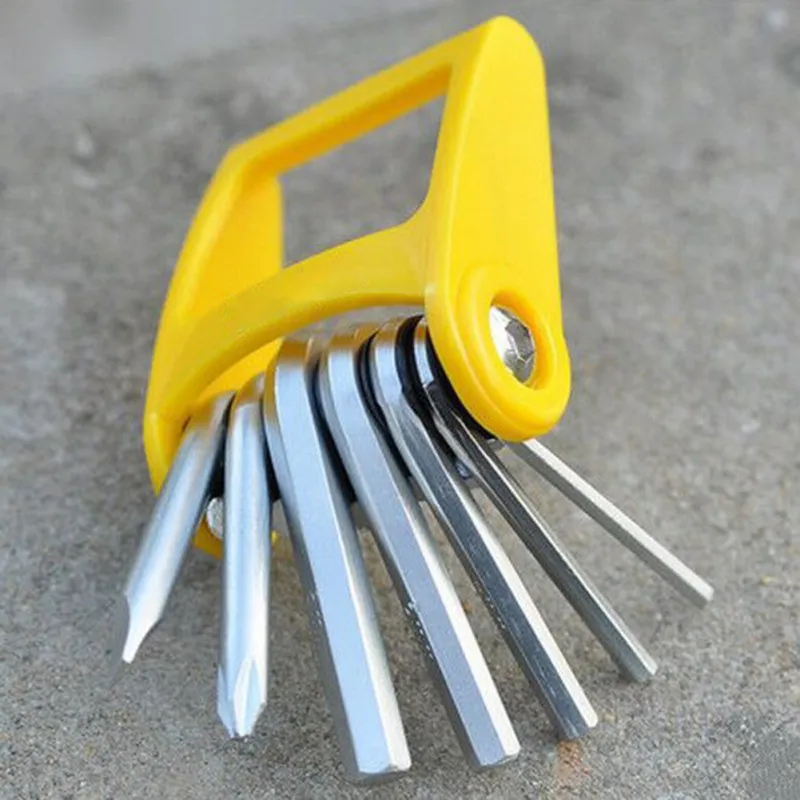 Набор инструментов для ремонта велосипеда Mini 7 в 1, многофункциональный велосипедный механик с шестигранным ключом, многофункциональный Ремонтный комплект