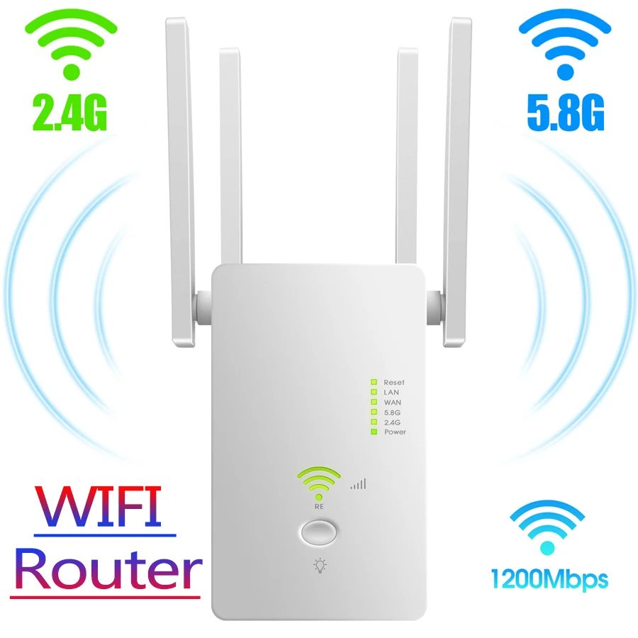 Wi-Fi-роутер 2 4 ГГц 5 8 Мбит/с 1200 | Компьютеры и офис