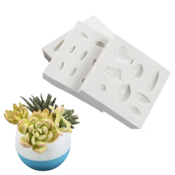 

Succulents Silicone Mold Fondant Cake Decorating Tools Silicone Molds Sugarcrafts Chocolate Baking Tools For Cakes Gumpaste Form