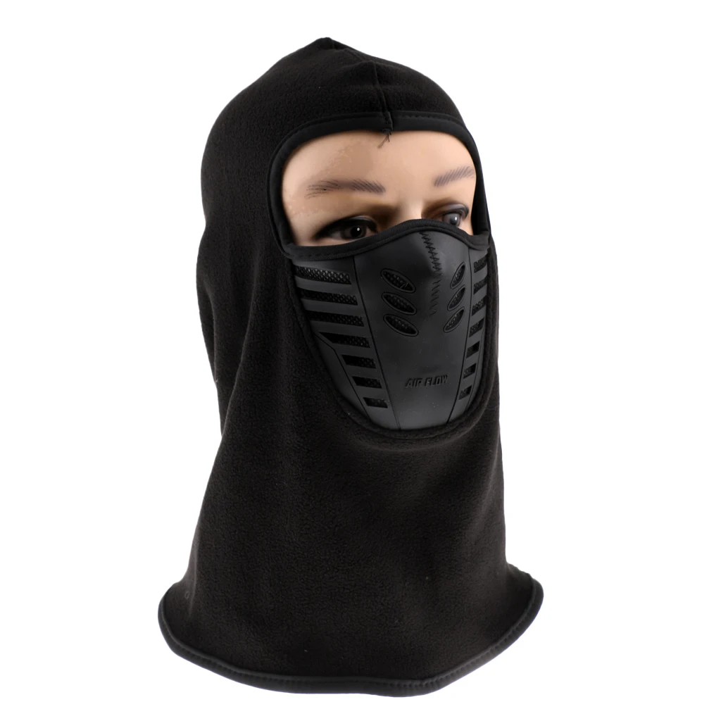 Winter Fleece Balaclava - Windproof Mask Adjustable Face Head Warmer for Skiing, Cycling, Motorcycle Outdoor Sports