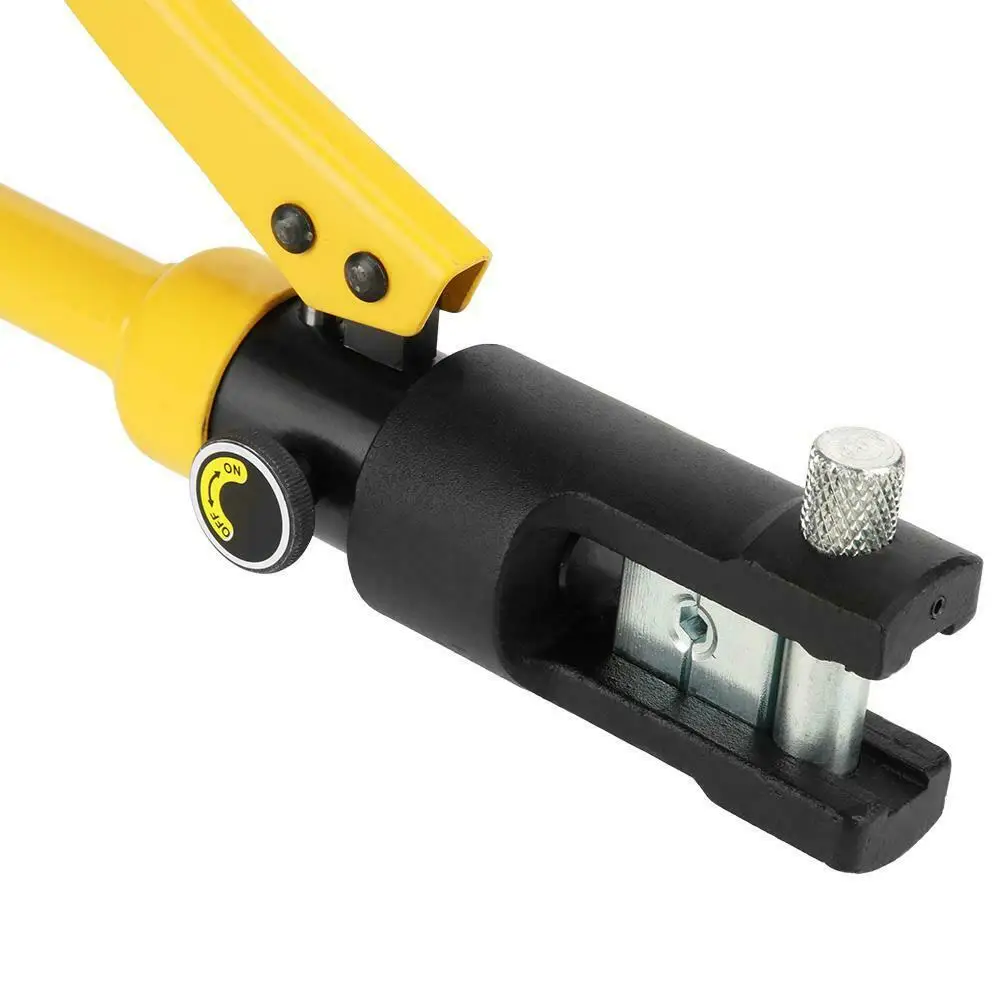 

10 Ton Hydraulic Wire Battery Cable Lug Terminal Crimper Crimping Tool & 7 Dies