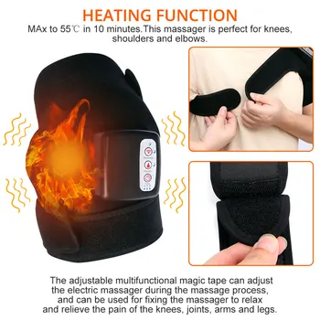 

Electric Heating Massager Joint Brace Support Back Shoulder Massager Knee Treatment Pain Relief Rehabilitation Care Device