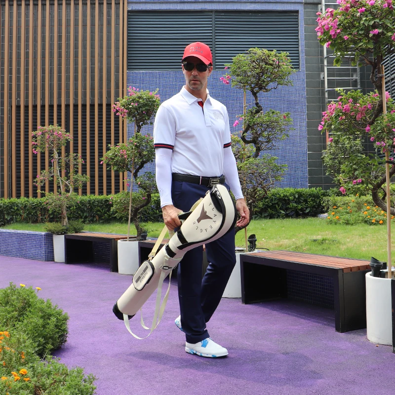 Retractable height PLAYEAGLE Golf Gun Bag Contain Half Set Golf Clubs Nylon Golf Stand Bags