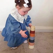 Jouet Montessori pour bébés de 2 à 4 ans, gobelets empilables, baignoire, jeux d'eau pour bébés de 0 à 12 mois, cadeaux pour garçons 