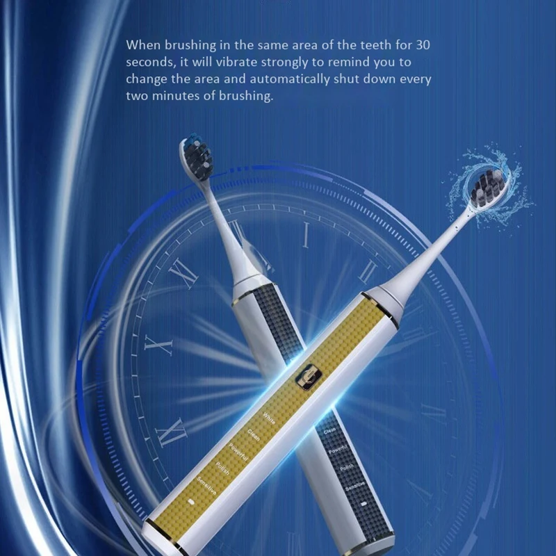 Sonic Power Super Bright Toothbrush 5 Smart Modes and Wireless Charging Adult Electric Toothbrush Travel Toothbrush Sonic Power Super Bright Toothbrush 5 Smart Modes and Wireless Charging Adult Electric Toothbrush Travel Toothbrush