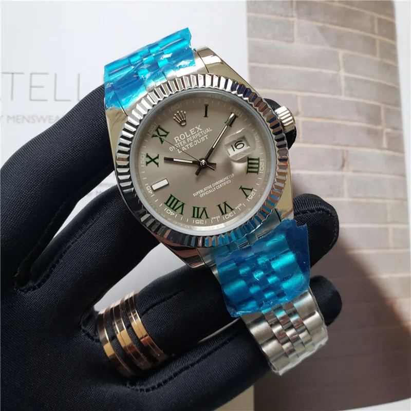 

2020 new products Rolex- steel belt ladies automatic mechanical watches casual men's business fashion watches 132 singles