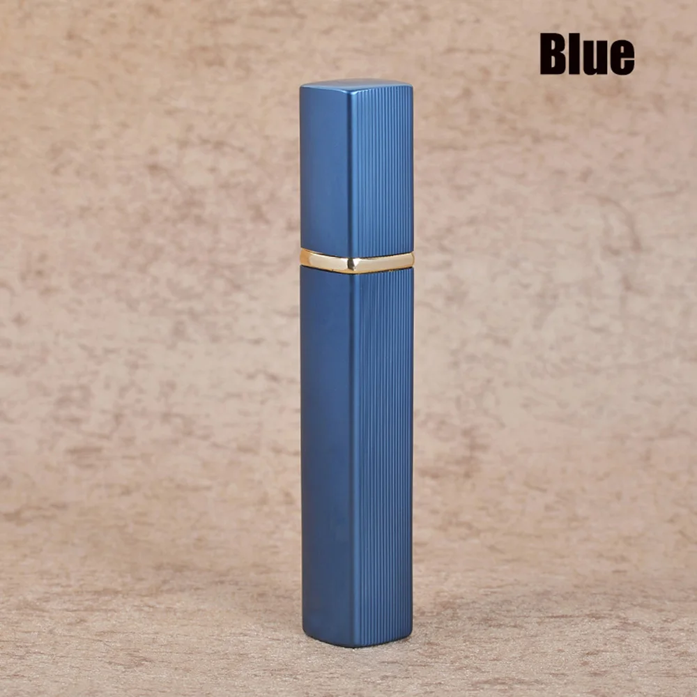 12ml/10ml Refillable Mini Perfume Spray Bottle Aluminum Spray Atomizer Portable Travel Cosmetic Container Parfum Tool