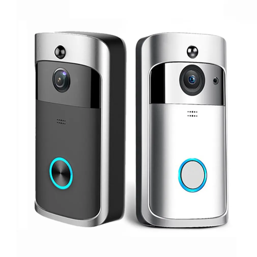 

Video Doorbell Smart Wireless WiFi Security DoorBell Electronic Doorbell Camera Infrared Remote Record Home Security Monitoring