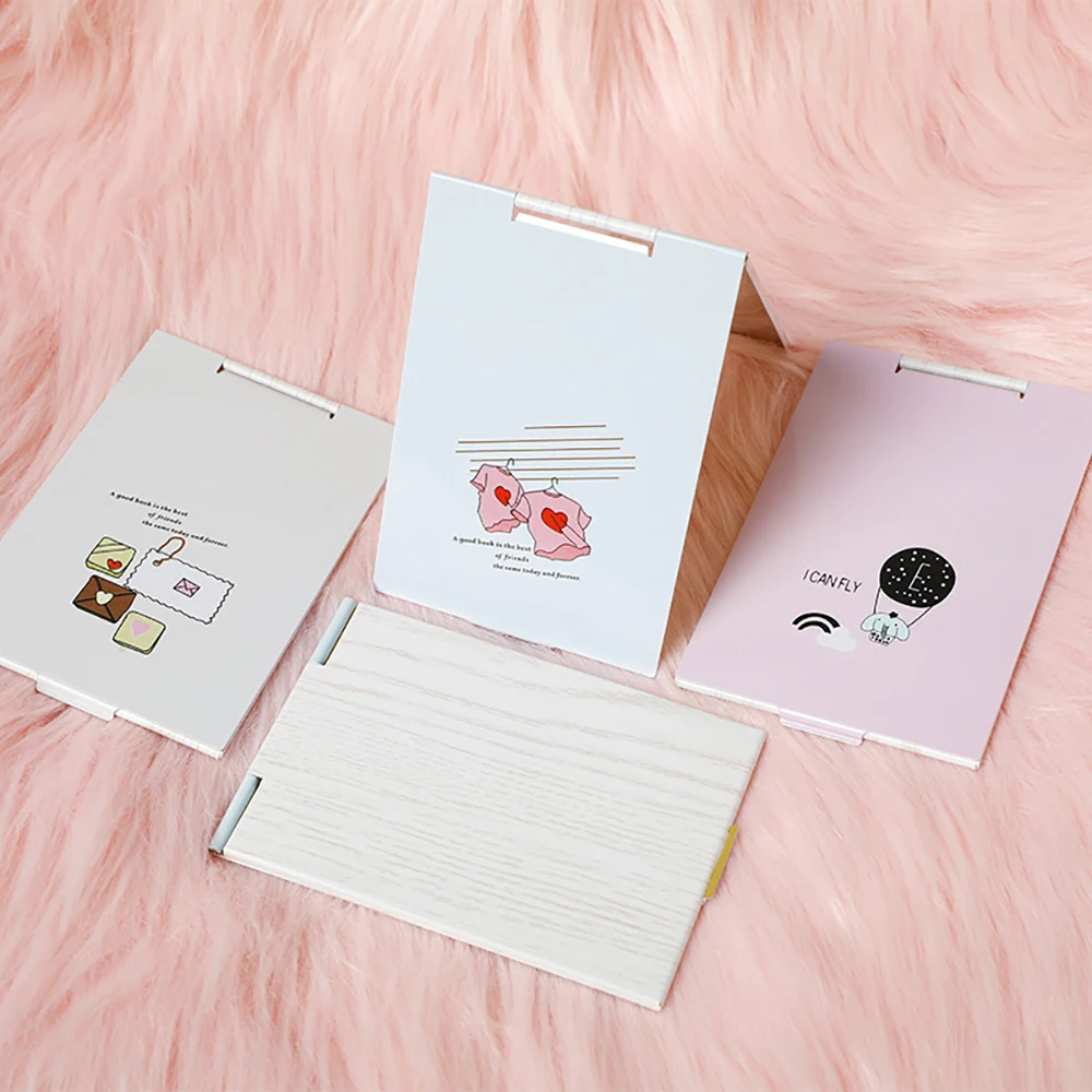 Fashion Portable Makeup Mirror Folding Hand Mirror Rectangle Mirror