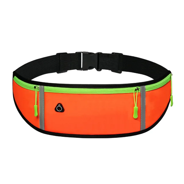 Running waist bag Belt Bag Men Gym Women Sports Fanny Pack Cell Mobile Phone for Running Jogging Run Pouch Hydration Cycling Bag orange