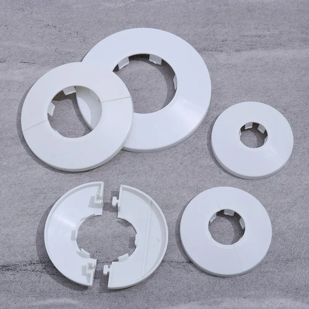 1Pcs Plastic Wall Hole Duct Cover Shower Faucet Angle Valve Pipe Plug Decoration Split Type Kitchen Accessories | Обустройство дома