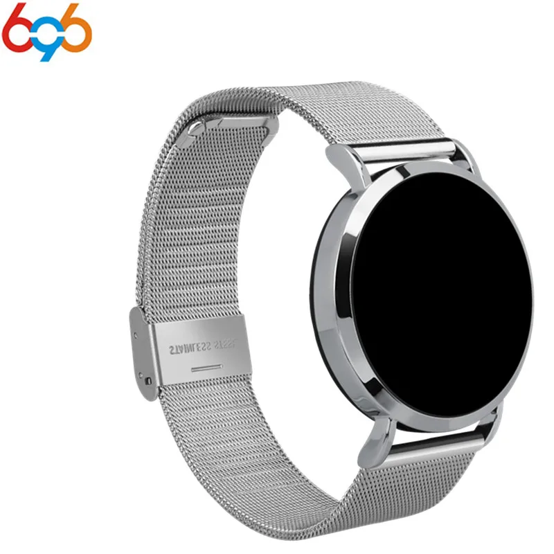 

696 0.95inch Heart Rate Blood Pressure Monitor IP67 Bluetooth Sedentary Activity Track Smart Sport Watch Wristband for Phones