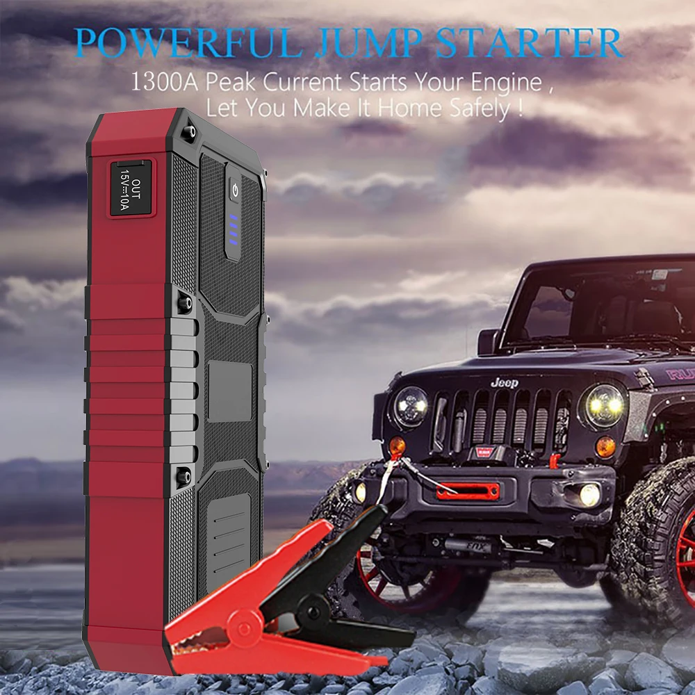 US $191.02 Jump Starter With 21000mAh Car Battery Powerful Jump Starter 21000mAh Battery Booster Charger Power Bank Multi Function Car