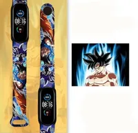 Doragon Boru Son Goku Smart Band bracciale per Xiaomi Mi Band 5 6 cinturino da polso in Silicone per Miband 3 4