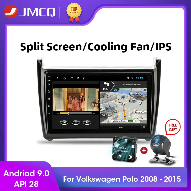 Автомагнитола JMCQ 2 Din 9 дюймов сенсорный экран HD Android GPS навигация автомобильная