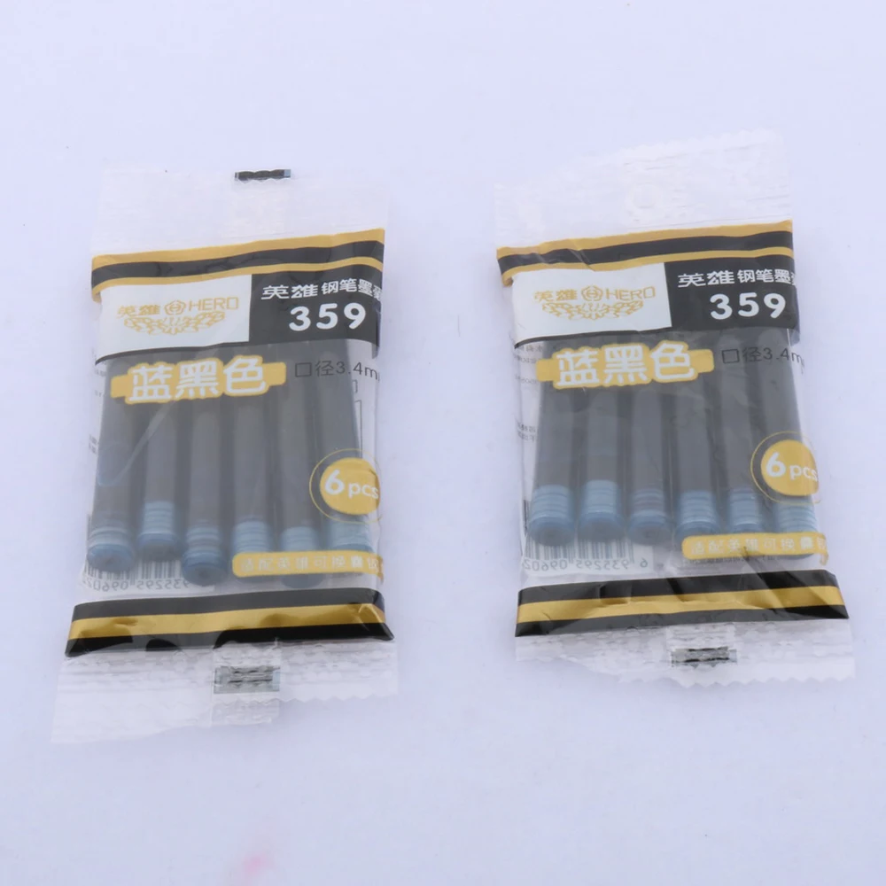 Чернильные картриджи для перьевой ручки Hero 2 6 мм 3 4 12 шт.|pen fancy|pen ballpointcartridge cb435a |
