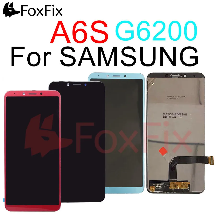 Для SAMSUNG GALAXY A6S G620 G620F SM-G6200 ЖК-дисплей с сенсорным экраном дигитайзер сборка для SAMSUNG A6S Замена ЖК-экрана