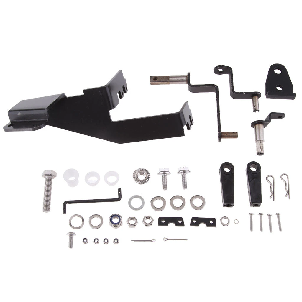 Boat Remote Control Attachment Assembly For Yamaha 15 Hp Outboard