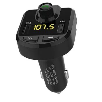 

Dual Car Mp3 Player USB ABS With microphone Bluetooth 4.0 FM Transmitter