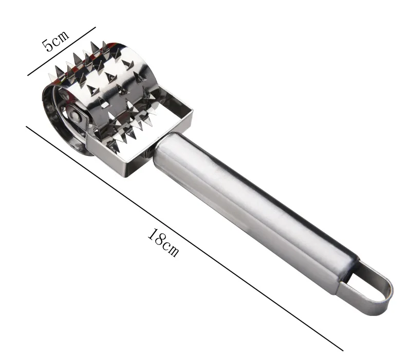 Прокатка из нержавеющей стали по вкусу нежное мясо, прокатка из нержавеющей стали нежное мясо, кухонные инструменты, инструменты для мяса