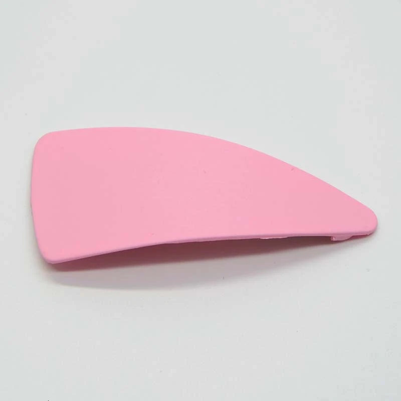 Pink Новые женские матовые цветные кремовые треугольные заколки для волос геометрические простые твердые аксессуары для волос шпильки - Цвет: Pink