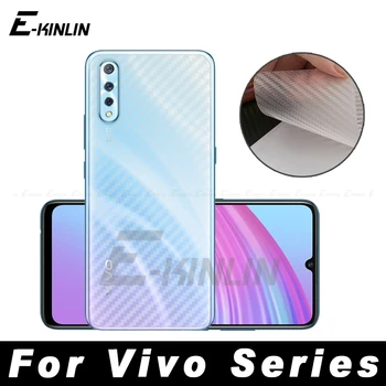 

3D Carbon Fiber Back Cover Screen Protector Protective Film For vivo iQOO 3 Neo 855 S1 Pro 5G Global Z5 Not Tempered Glass